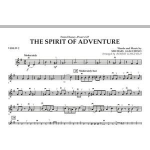 The Spirit Of Adventure (from Up) - Violin 2