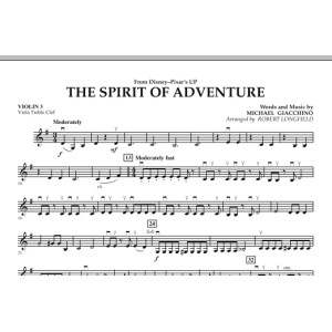 The Spirit Of Adventure (from Up) - Violin 3 (Viola T.C.)