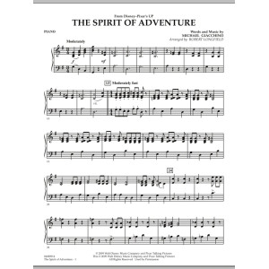 The Spirit Of Adventure (from Up) - Piano