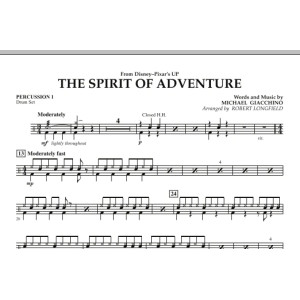 The Spirit Of Adventure (from Up) - Percussion 1