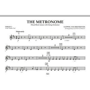 The Metronome - Violin 3 (Viola Treble Clef)