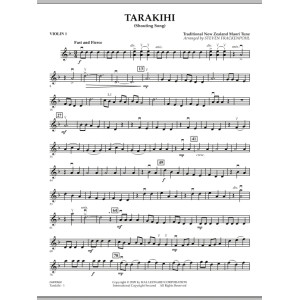 Tarakihi (Shouting Song) - Violin 1