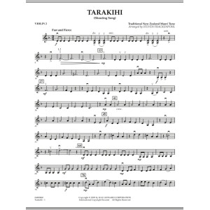 Tarakihi (Shouting Song) - Violin 2