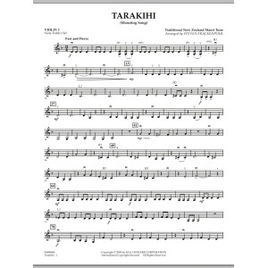 Tarakihi (Shouting Song) - Violin 3 (Viola Treble Clef)
