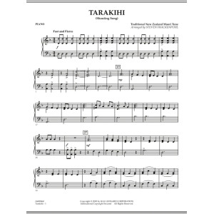 Tarakihi (Shouting Song) - Piano