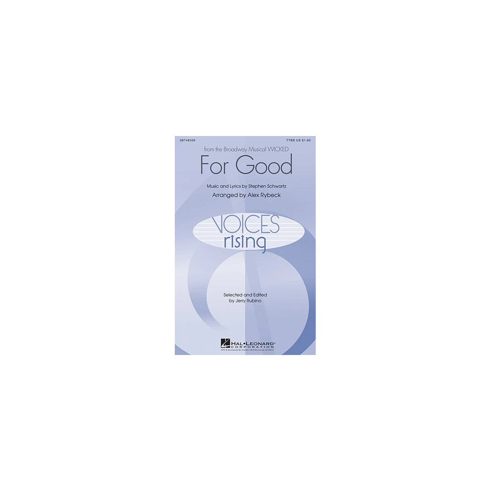 For Good (from Wicked) (arr. Alex Rybeck)