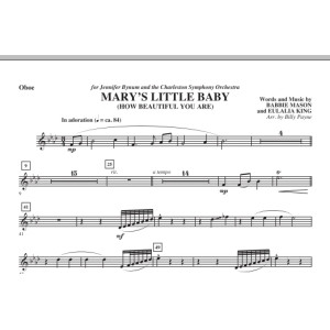 Mary's Little Baby - Oboe