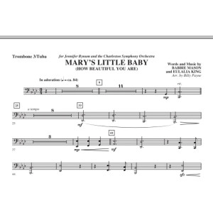 Mary's Little Baby - Trombone 3/Tuba