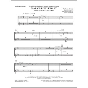 Mary's Little Baby - Percussion