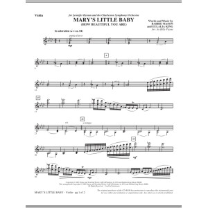 Mary's Little Baby - Violin 1, 2