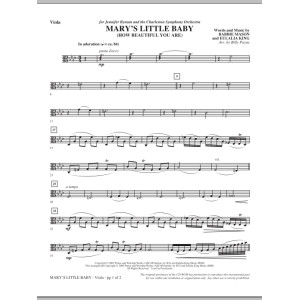 Mary's Little Baby - Viola