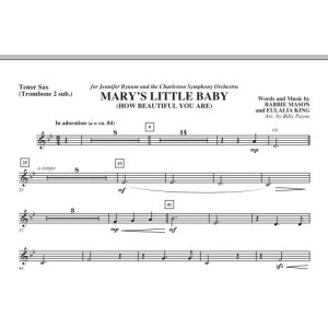 Mary's Little Baby - Tenor Sax (Trombone 2 sub.)