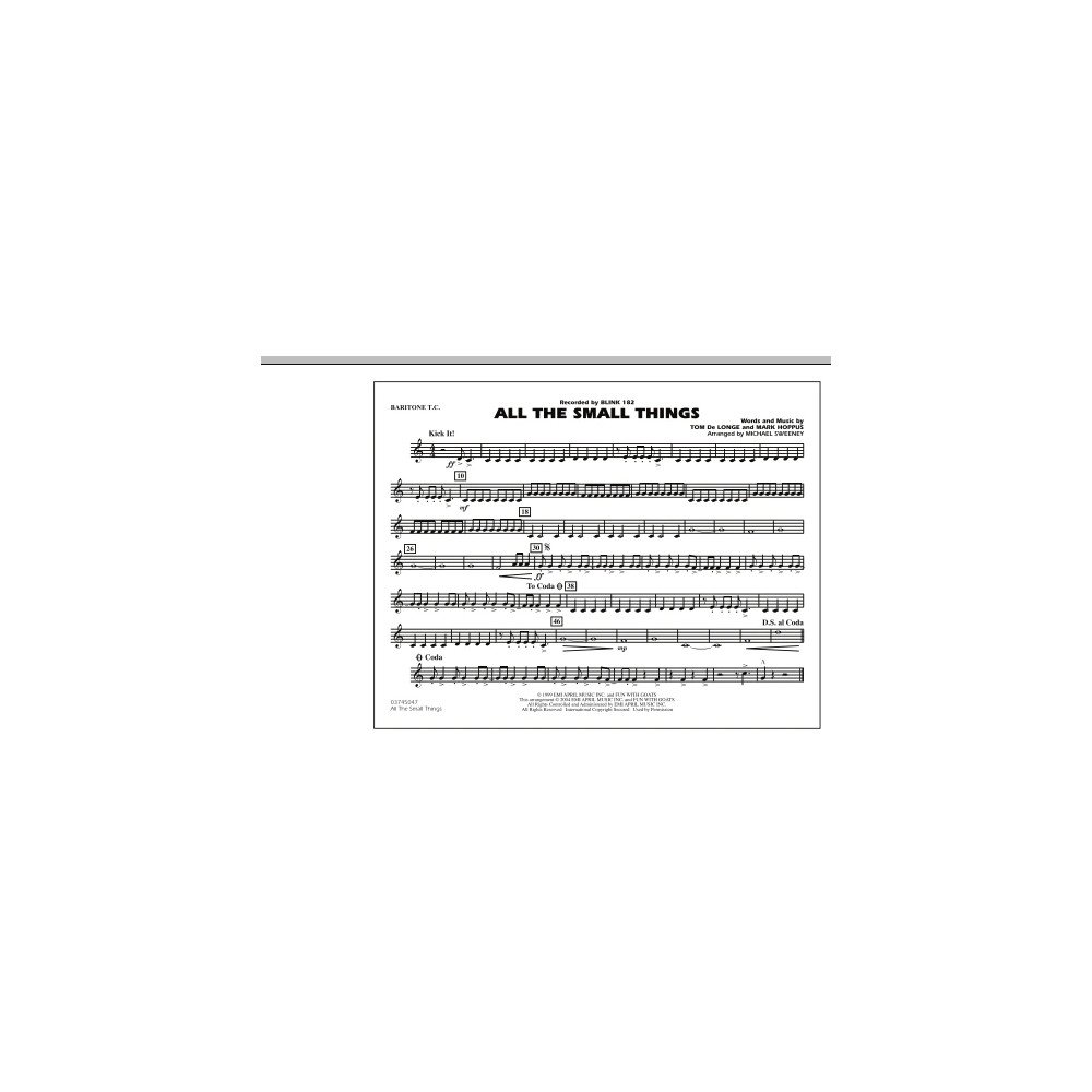 All The Small Things - Baritone T.C.