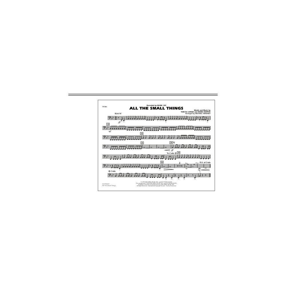 All The Small Things - Tuba