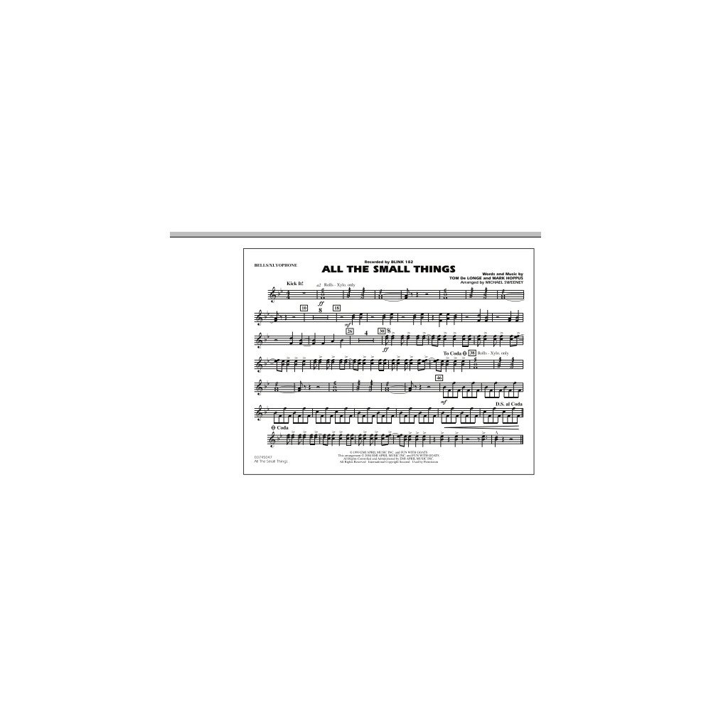 All The Small Things - Bells/Xylophone