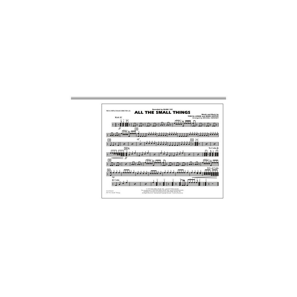 All The Small Things - Multiple Bass Drums