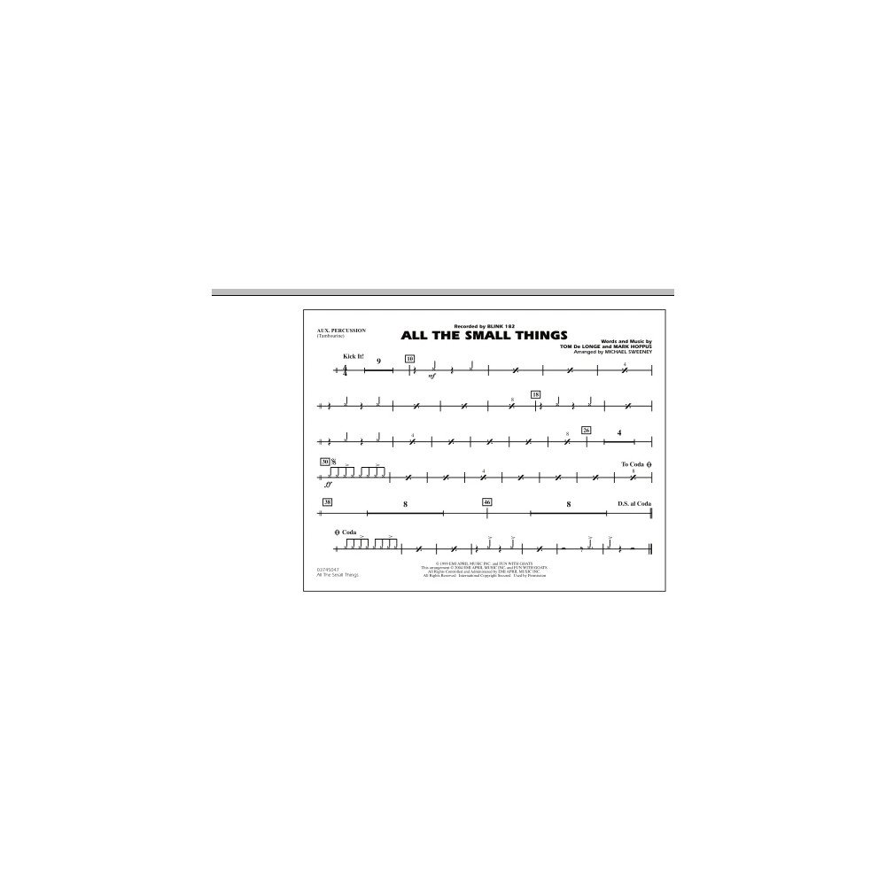 All The Small Things - Aux Percussion