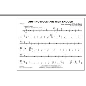 Ain't No Mountain High Enough - Cymbals