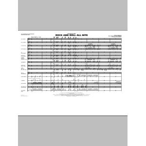 Rock And Roll All Nite - Full Score