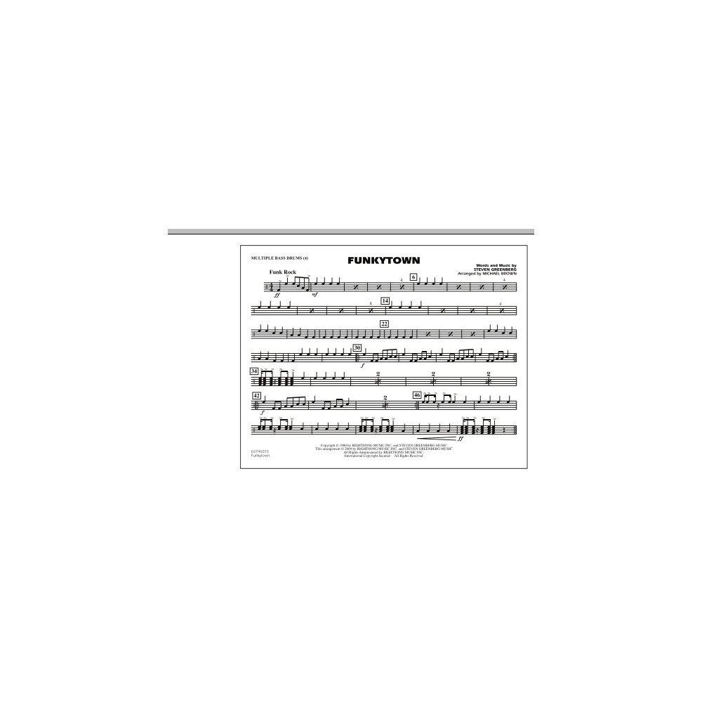 Funkytown - Multiple Bass Drums