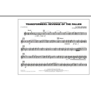 Transformers: Revenge Of The Fallen - Eb Alto Sax