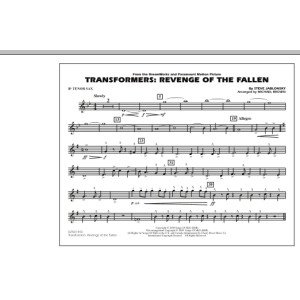 Transformers: Revenge Of The Fallen - Bb Tenor Sax