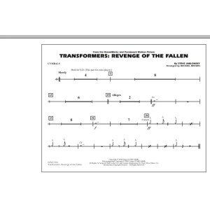 Transformers: Revenge Of The Fallen - Cymbals