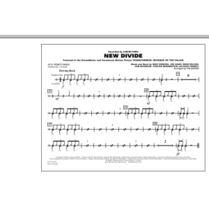 New Divide (from "Transformers: Revenge Of The Fallen") - Aux Percussion