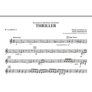 Thriller - Bb Clarinet 2
