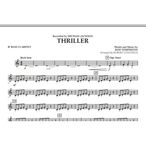 Thriller - Bb Bass Clarinet