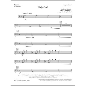 Holy God - Bassoon (Cello sub.)