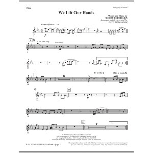 We Lift Our Hands - Oboe