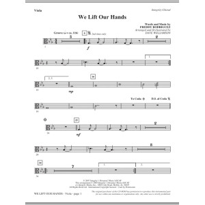 We Lift Our Hands - Viola