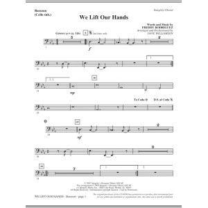 We Lift Our Hands - Bassoon (Cello sub.)