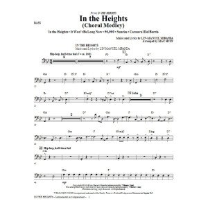 In The Heights (Choral Medley) (arr. Mac Huff) - Bass