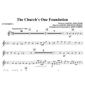 The Church''s One Foundation - Bb Trompete 1