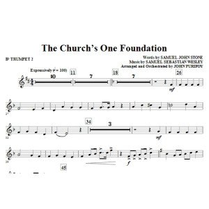 The Church''s One Foundation - Bb Trompete 2