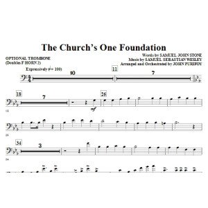 The Church''s One Foundation - Opt. Posaune (Doubles Horn 2)