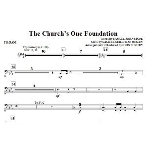The Church's One Foundation - Timpani
