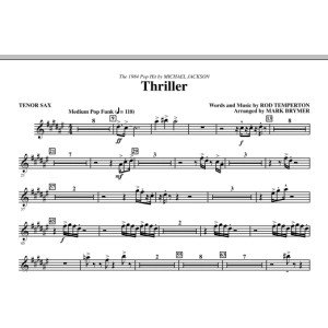 Thriller - Tenor Sax