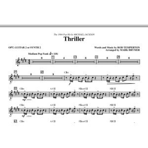 Thriller - opt. Guitar 2 or Synth 2