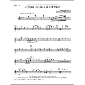 Overture to Miracle On 34th Street - Flute 1,2