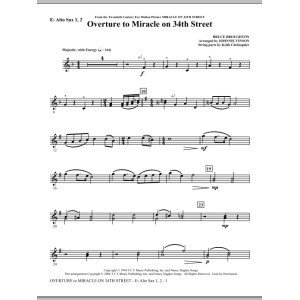 Overture to Miracle On 34th Street - Eb Alto Sax 1,2