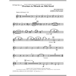 Overture to Miracle On 34th Street - Bb Tenor Sax