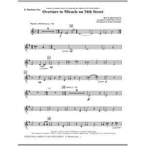 Overture to Miracle On 34th Street - Eb Baritone Saxophone