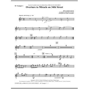 Overture to Miracle On 34th Street - Bb Trumpet 1