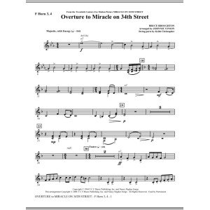 Ouvertüre zu Miracle On 34th Street - F-Horn 3, 4