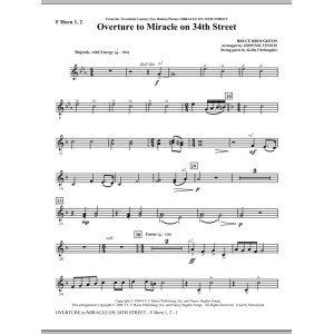 Ouvertüre zu Miracle On 34th Street - F-Horn 1,2