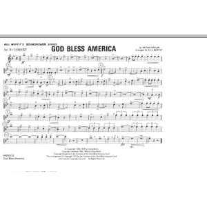 God Bless America - 1st Bb Cornet