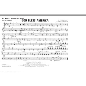 God Bless America - 2nd Bb Cornet